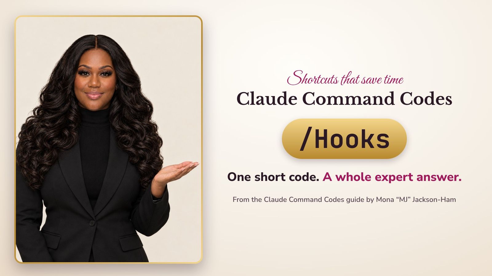 Claude Command Codes. /Hooks. One short code. A whole expert answer.